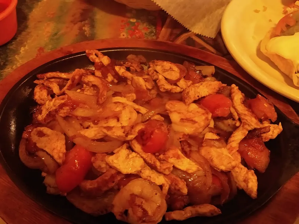 Chicken Shrimp Fajitas