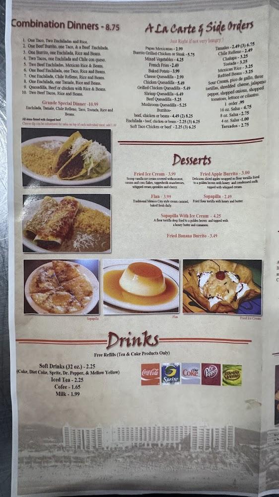 El VALLARTA MEXICAN RESTAURANT Menu image 3