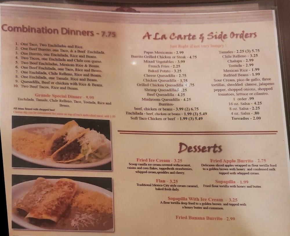 El VALLARTA MEXICAN RESTAURANT Menu image 4